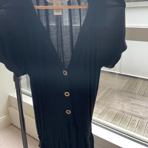 Diane Von Furstenberg belted V-neck HEARTIE Romper